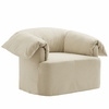 Lark Slipcovered Fabric Oversized Armchair
