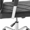 Lattice Vinyl Office Chair in Black