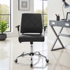 Lattice Vinyl Office Chair in Black