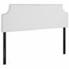 Laura Queen Vinyl Headboard in White