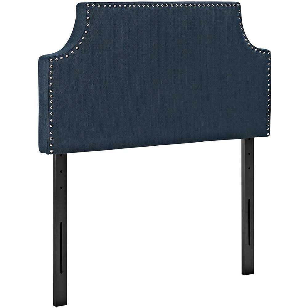 Laura Twin Fabric Headboard Modern In Designs