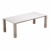 Leilani Rectangular Dining Table in White