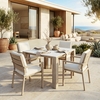 Leilani Square Dining Table - 42" in White