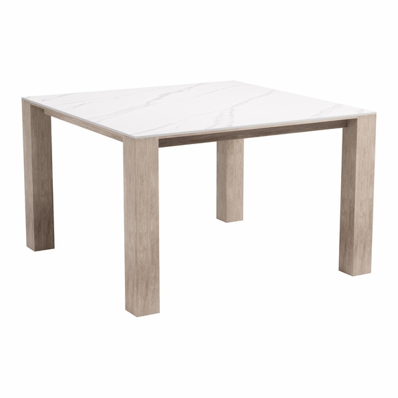 Leilani Square Dining Table - 48" in White