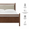 Leni Full Size Wood Platform Bed Frame
