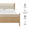 Leni Queen Size Wood Platform Bed Frame