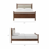 Leni Queen Size Wood Platform Bed Frame