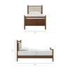 Leni Twin Size Wood Platform Bed Frame