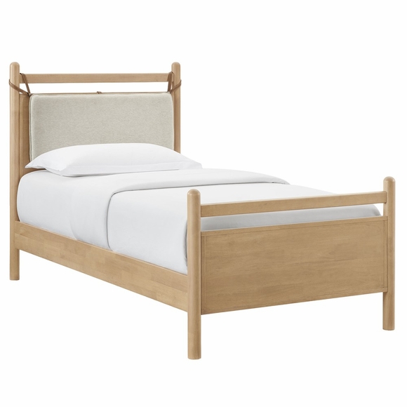 Leni Twin Size Wood Platform Bed Frame
