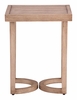 Leto Side Table in Brown