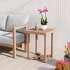 Leto Side Table in Brown