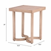 Leto Side Table in Brown
