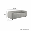 Liana Upholstered Fabric Loveseat