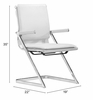 Lider Plus Conference Chair Set of 2 in White