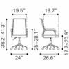 Liderato Office Chair in Black
