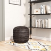 Lillian Ottoman in Black
