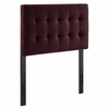 Lily Stain-Resistant Performance Velvet Twin Size Headboard