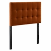 Lily Stain-Resistant Performance Velvet Twin Size Headboard