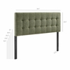 Lily Upholstered Full Size Headboard