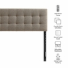 Lily Upholstered King Size Headboard