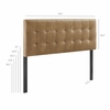 Lily Vegan Leather King Size Headboard