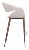 Limay Barstool in Beige & Walnut