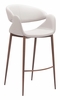 Limay Barstool in Beige & Walnut