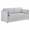 Linden Upholstered Heathered Chenille Sofa