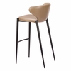 Lino Barstool - Set of 2 in Taupe