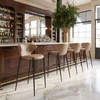 Lino Barstool - Set of 2 in Taupe