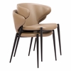Lino Dining Chair - Set of 2 in Taupe