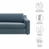 Liora Performance Velvet Sofa