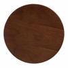 Lippa 20" Round Wood Grain Side Table-MID-5689 in Black Walnut