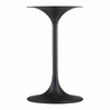 Lippa 20" Round Wood Grain Side Table-MID-5689 in Black Walnut
