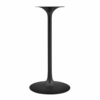 Lippa 28 Inch Square Wood Bar Table in Black Natural