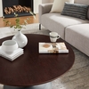 Lippa 36 Inch Wood Coffee Table in Black Cherry Walnut