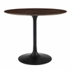 Lippa 36 Inch Wood Dining Table in Black Cherry Walnut
