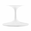 Lippa 36" Round Terrazzo Coffee Table in White White