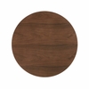Lippa 36" Round Walnut Dining Table in Black Walnut