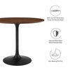 Lippa 36" Round Walnut Dining Table in Black Walnut