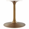 Lippa 48" Round Pedestal Solid Wood Dining Table