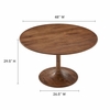 Lippa 48" Round Solid Wood Dining Table