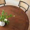 Lippa 60" Round Pedestal Solid Wood Dining Table