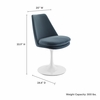 Lippa Swivel Dining Performance Velvet Side Chair