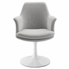 Lippa Swivel Dining Upholstered Armchair