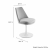 Lippa Swivel Dining Upholstered Side Chair