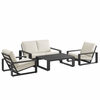 Lirienne 4-Piece Outdoor Patio Aluminum Furniture Set