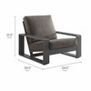 Lirienne Outdoor Patio Aluminum Armchair