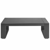Lirienne Outdoor Patio Aluminum Coffee Table in Gray
