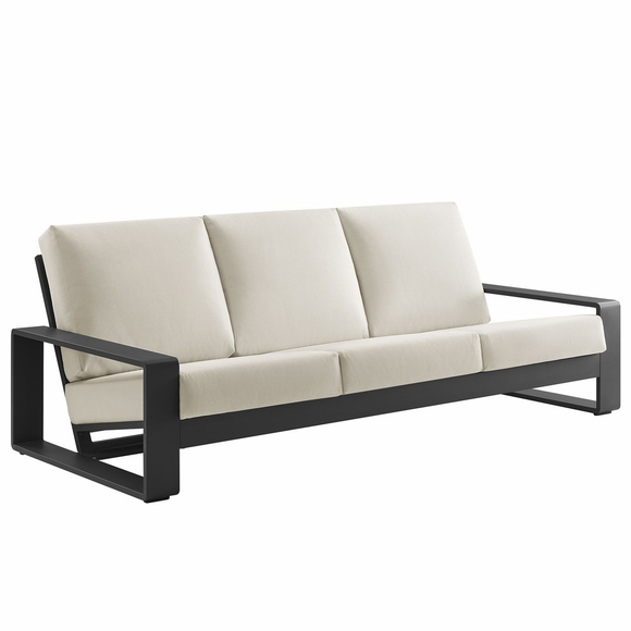 Lirienne Outdoor Patio Aluminum Sofa